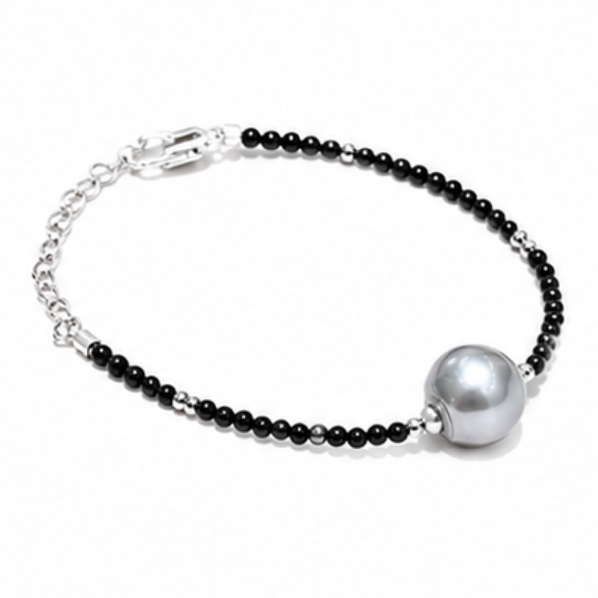 Lester | Tahitian Pearl, Onyx Gemstones