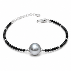 Lester | Tahitian Pearl, Onyx Gemstones