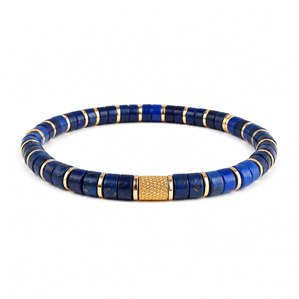 Bren | Lapiz Lazuli, 18K Gold Finish