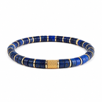 Bren | Lapiz Lazuli, 18K Gold Finish