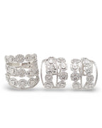 Crossover Statement Diamond Jewelry Set 14K