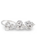Classic Solitaire Cluster Diamond Jewelry Set 14K