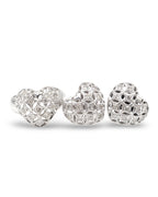 Classic Heart Cage Diamond Jewelry Set 14K