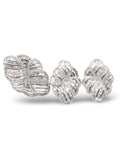 Floral Deco Statement Diamond Jewelry Set 14K