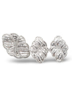 Floral Deco Statement Diamond Jewelry Set 14K