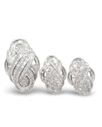 Crossover Paved Statement Diamond Jewelry Set 14K