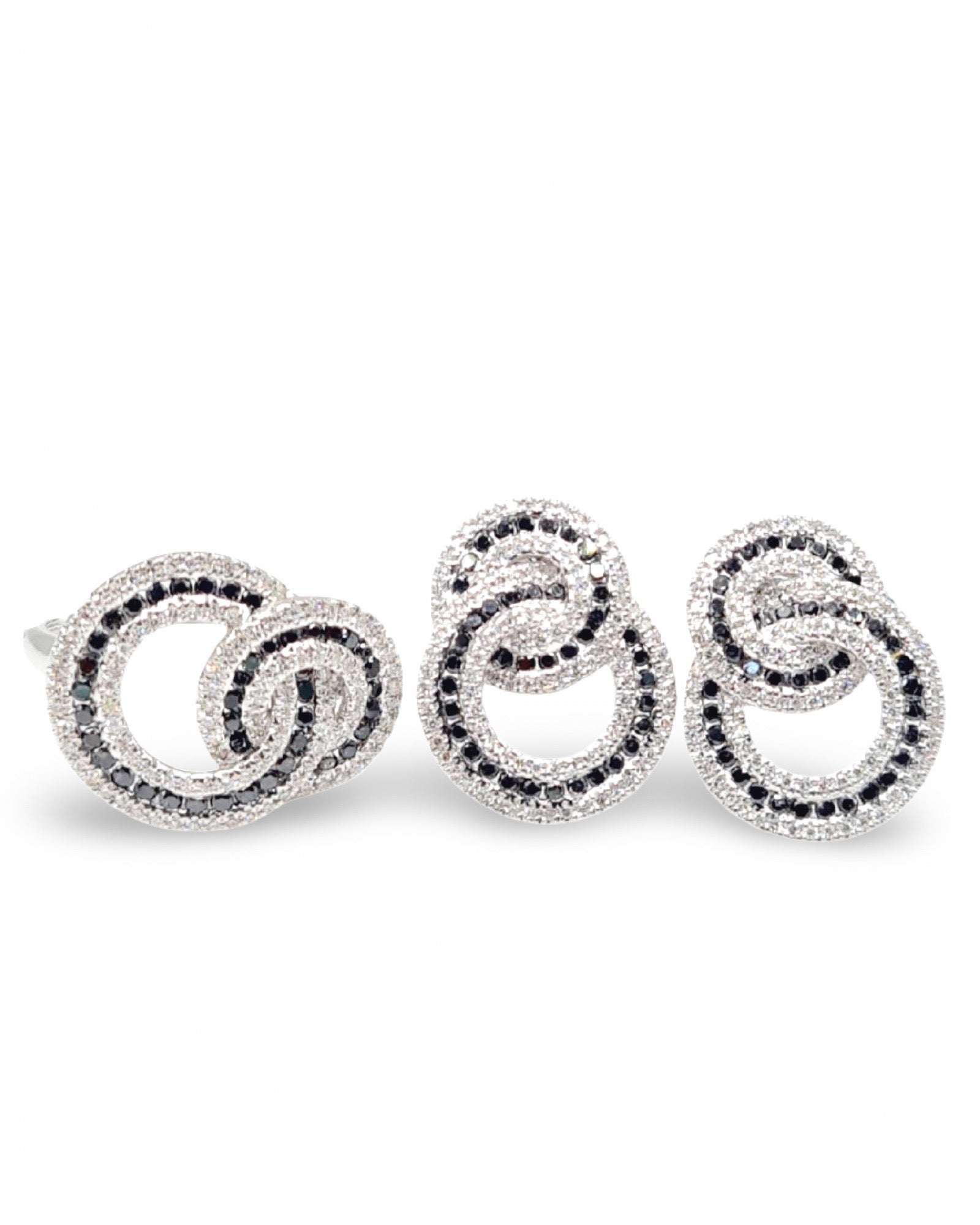 Infinity Statement Diamond Jewelry Set 14K