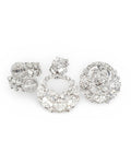 Multi Wear Round Statement Diamond Jewelry Set 14K