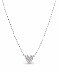 Classic Heart Diamond Necklace 18K