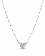 Classic Heart Diamond Necklace 18K