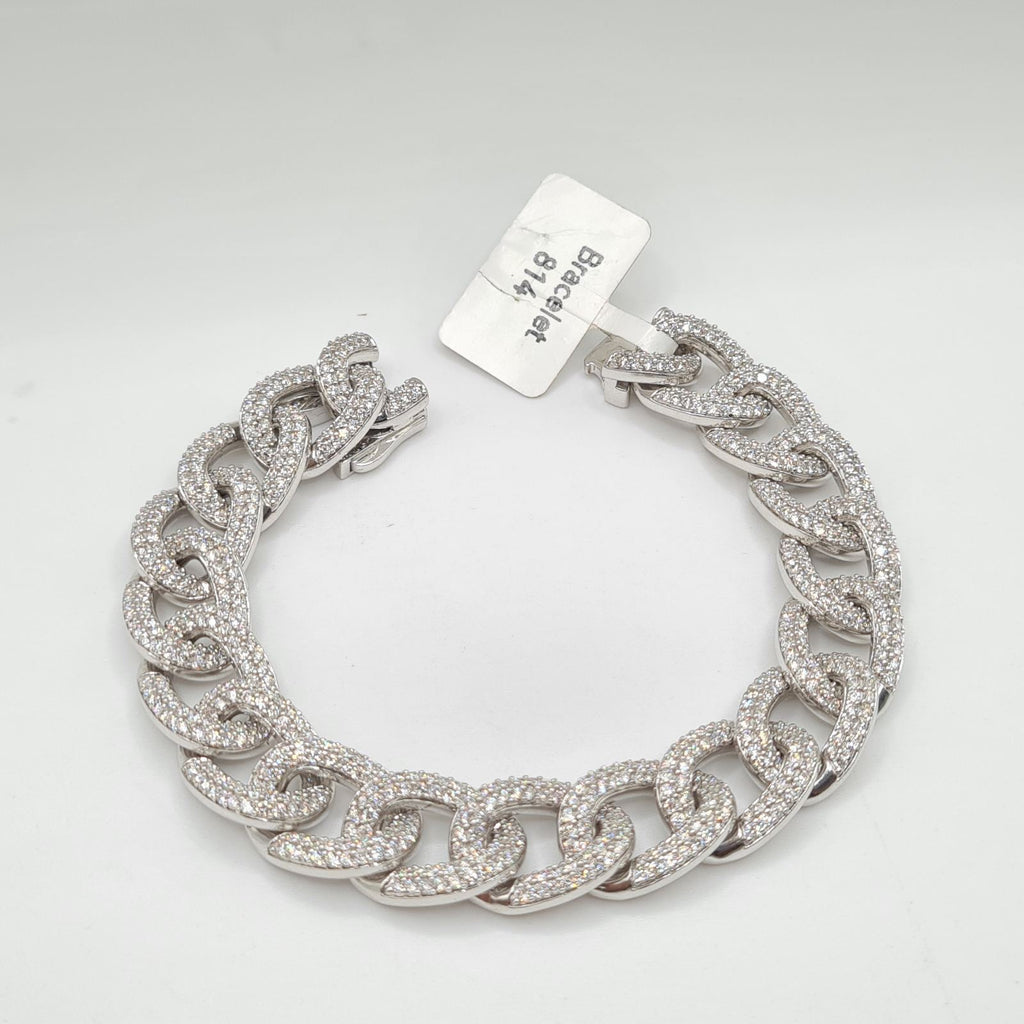 Full Eternity Chain Diamond Bracelet 18K