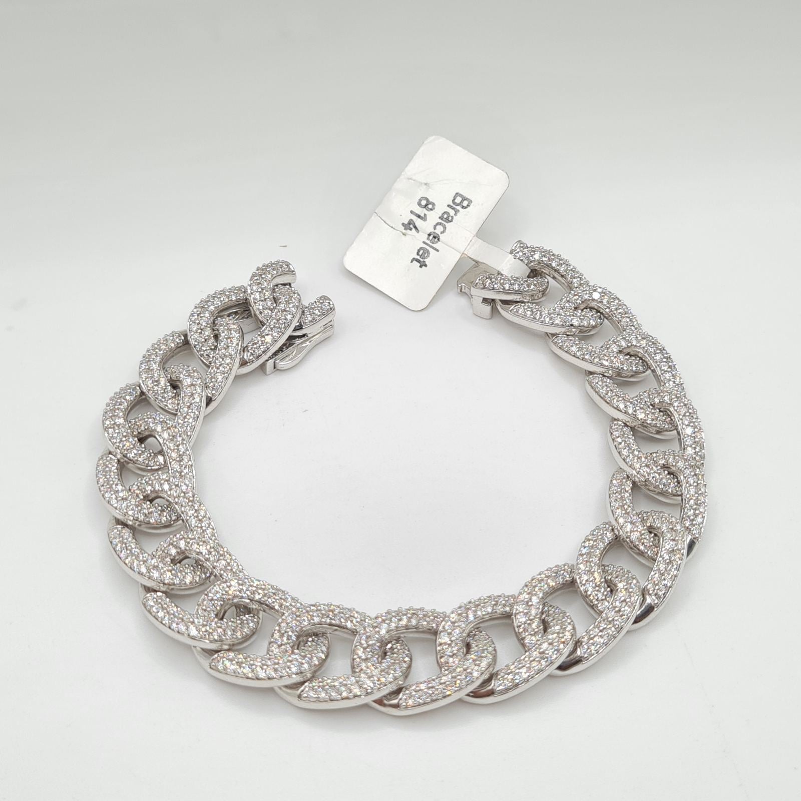 Full Eternity Chain Diamond Bracelet 18K