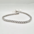Box Type Eternity Tennis Bracelet 14K