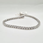 Box Type Eternity Tennis Bracelet 14K