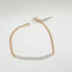 Half Eternity Round Tennis Bracelet