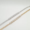 Half Eternity Round Tennis Bracelet