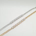 Half Eternity Round Tennis Bracelet