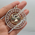Lucky Wheel Marquise Diamond Necklace Pendant 18K