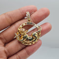 Lucky Zodiac Sign Diamond Necklace Pendant 14K