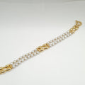 Double Stran Pearl Bracelet 18K