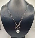 Chunky 14.5mm White Pearl Necklace 14K