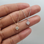 Classic Clover Diamond Necklace 14K