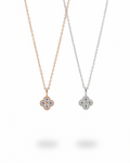 Classic Clover Diamond Necklace 14K