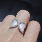 Love Deco Statement Diamond Ring 14K