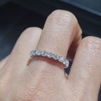 Full Eternity Diamond Ring 14K (Size 6.5US)